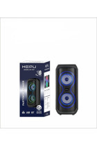 Hepu HP-957 Işıklı Siyah Bluetooth Hoparlör