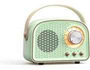 Kangrui-HB Retro 3 W Radyolu Yeşil Bluetooth Hoparlör