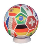 Dsheng Futbol Topu 20 W Çok Renkli Bluetooth Hoparlör