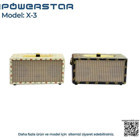 Powerstar Nostaljik X-3 Radyolu Kahverengi Bluetooth Hoparlör