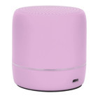 Lazmin112 Mini 5 W Işıklı Pembe Bluetooth Hoparlör