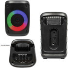 Kimiso AM-242 Işıklı Siyah Bluetooth Hoparlör