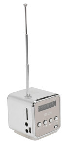 Caxusd Nostaljik 6 W Radyolu Işıklı Beyaz Bluetooth Hoparlör