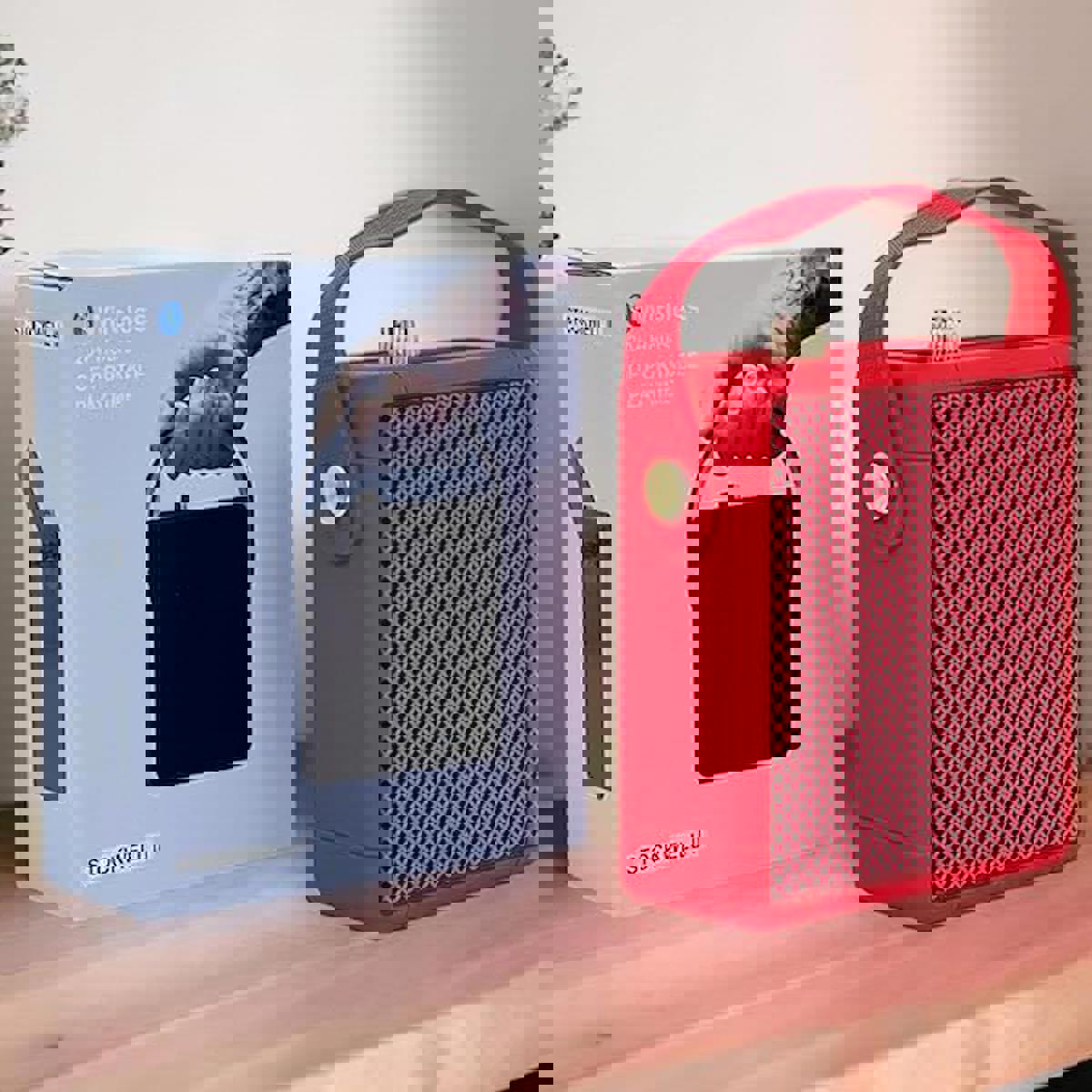 Coverzone STOCKWELL II 6 W Kırmızı Bluetooth Hoparlör