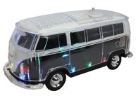 Wester WS-267BT 1967 Model T1 Vosvos 10 W Radyolu Işıklı Siyah Bluetooth Hoparlör