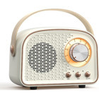 First Retro 5 W Radyolu Beyaz Bluetooth Hoparlör