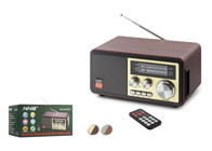 NNS NS-8093BT 7 W Radyolu Kahverengi Bluetooth Hoparlör