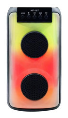 Concord HF-167 5 W Radyolu Işıklı Siyah Bluetooth Hoparlör