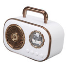 Huairdum Retro 3 W Beyaz Bluetooth Hoparlör