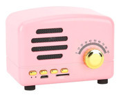 Bewinner Retro 3 W Pembe Bluetooth Hoparlör