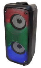 Coverzone BT-2409 15 W Radyolu Işıklı Siyah Bluetooth Hoparlör