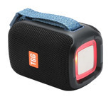 T&G TG339 5 W Radyolu Işıklı Siyah Bluetooth Hoparlör