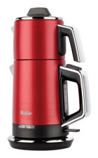 Fakir Temper Cam Demlikli 1800 W Kırmızı Çay Makinesi