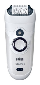 Braun Silk Epil 7 7281 Yüz Genital Bölge Tüm Vücut Kaş Bıyık Koltuk Altı Bacak İçin 40 Cımbızlı 2 Başlıklı Kablosuz Işıklı Islak Kuru Epilasyon Aleti Beyaz