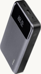 Ttec 20000 mAh Hızlı Şarj Işıklı Dijital Göstergeli Type C-USB Çoklu Bağlantı Powerbank Siyah