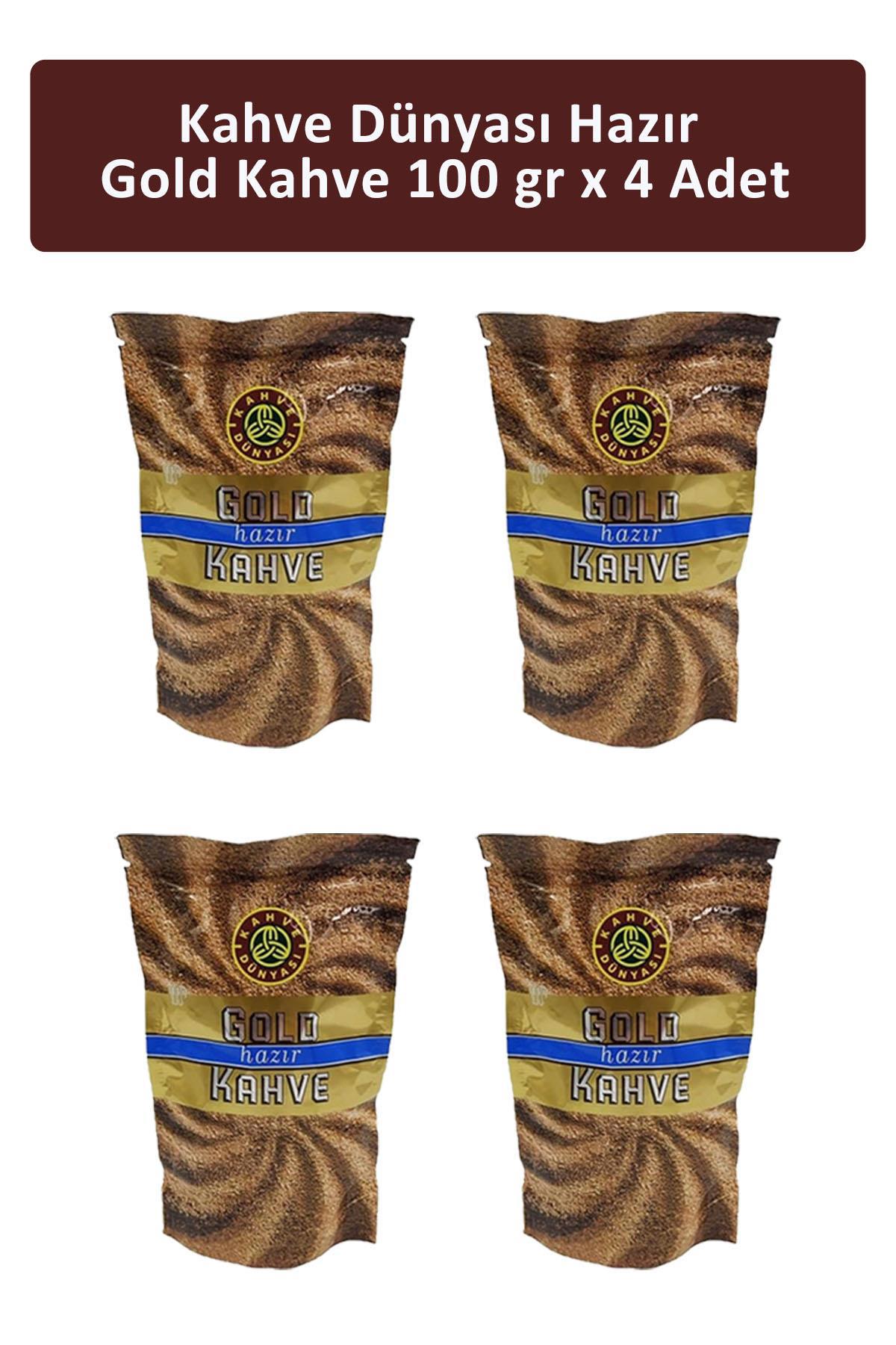 Kahve Dünyası Gold Klasik Sade 100 gr 4'lü Hazır Kahve