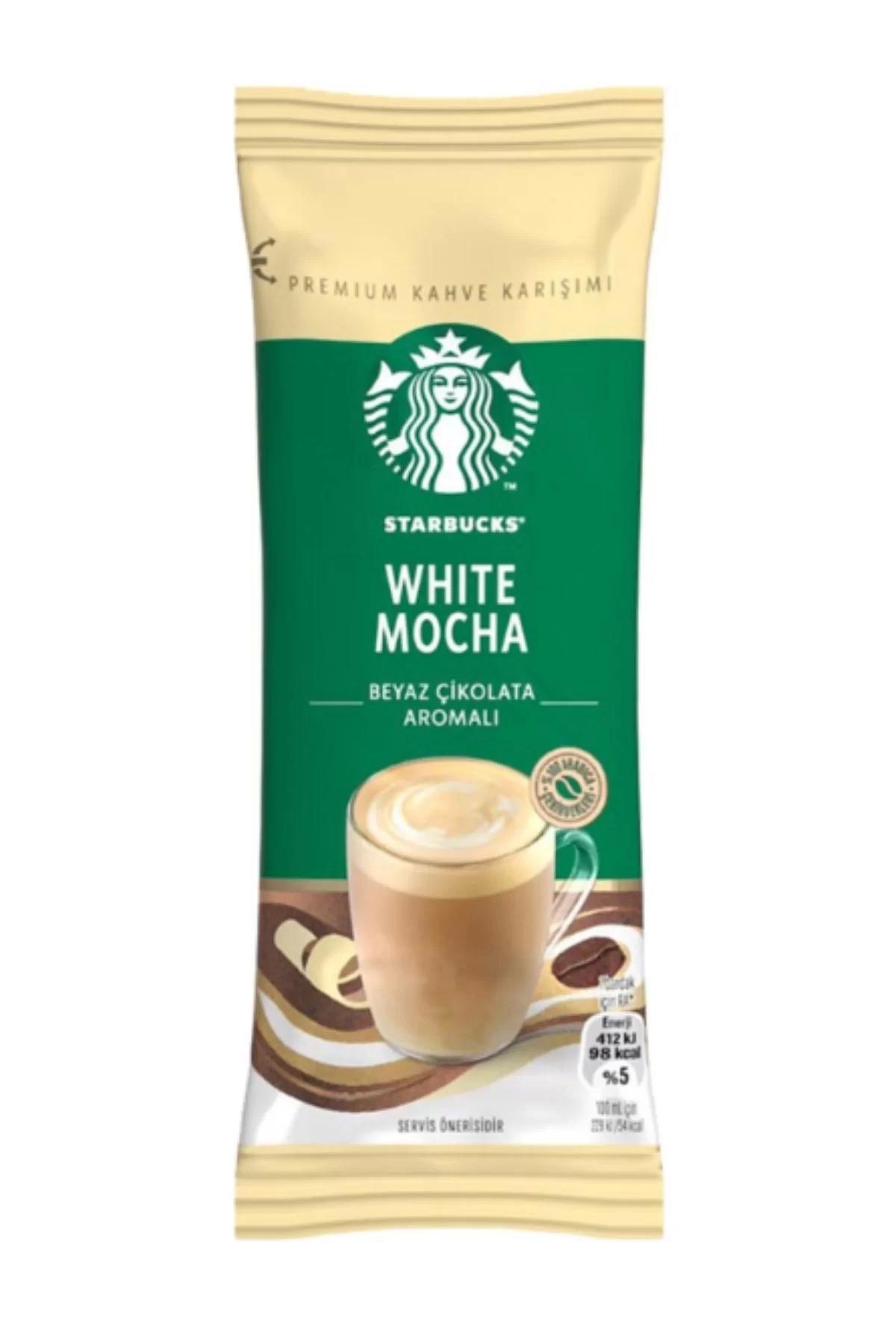 Starbucks Beyaz Çikolatalı 24 gr 10'lu Mocha Hazır Kahve
