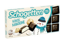 Schogetten Kokos Makrone Acıbadem Kurabiyeli-Hindistan Cevizli Bitter Çikolata 100 gr