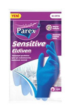 Parex Sensitive Mavi Medium Temizlik Eldiveni Tekli