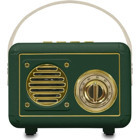 Jingyi Radyolu Taşınabilir Gold-Yeşil Bluetooth Hoparlör