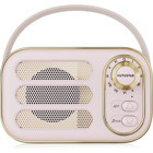 Jingyi Vintage Radyolu Taşınabilir Pembe Bluetooth Hoparlör