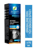 Bioder Bio Epilation Tüm Ciltler İçin Bacak Koltuk Altı Erkek Tüy Dökücü Sprey 3x175 ml