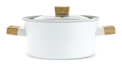 Karaca Swiss Crystal Creamy Wood Tencere 24 Cm