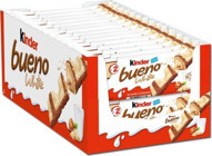 Kinder Bueno White Fındıklı Sütlü Çikolata 390 gr 30'lu