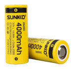 Sunkko 21055 26650 3.7 V 4000 mAh Li-ion Kalem Şarjlı Pil 2'li