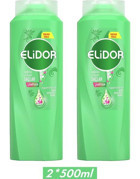 Elidor Sağlıklı Uzayan Saçlar Yıpranmış Saçlar İçin Argan Yağlı Bitkisel Şampuan 2x500 ml