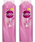 Elidor Güçlü Ve Parlak Güç ve Parlaklık Tüm Saçlar İçin Makademya Yağı 2'si 1 Arada Şampuan 2x500 ml