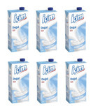 İçim Yarım Yağlı Laktozlu Sade İnek Süt 6x1 lt