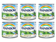 Rainbow Evaporated Milk Laktozlu Sade İnek Süt 6x170 gr