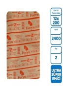 Foryu 2 Katlı 12 Z Katlama Kağıt Havlu