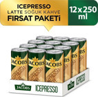 Jacobs Icepresso Latte Soğuk Kahve 12x250 ml