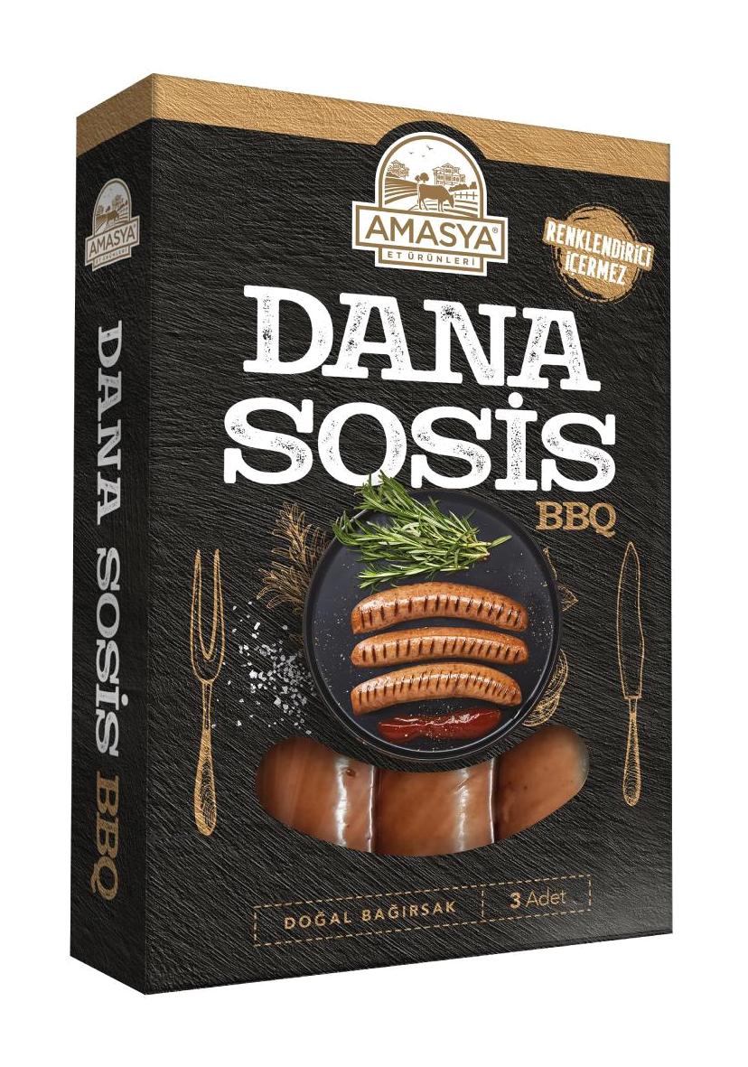 Amasya Et Ürünleri Uzun BBQ Dana Sosis 200 gr