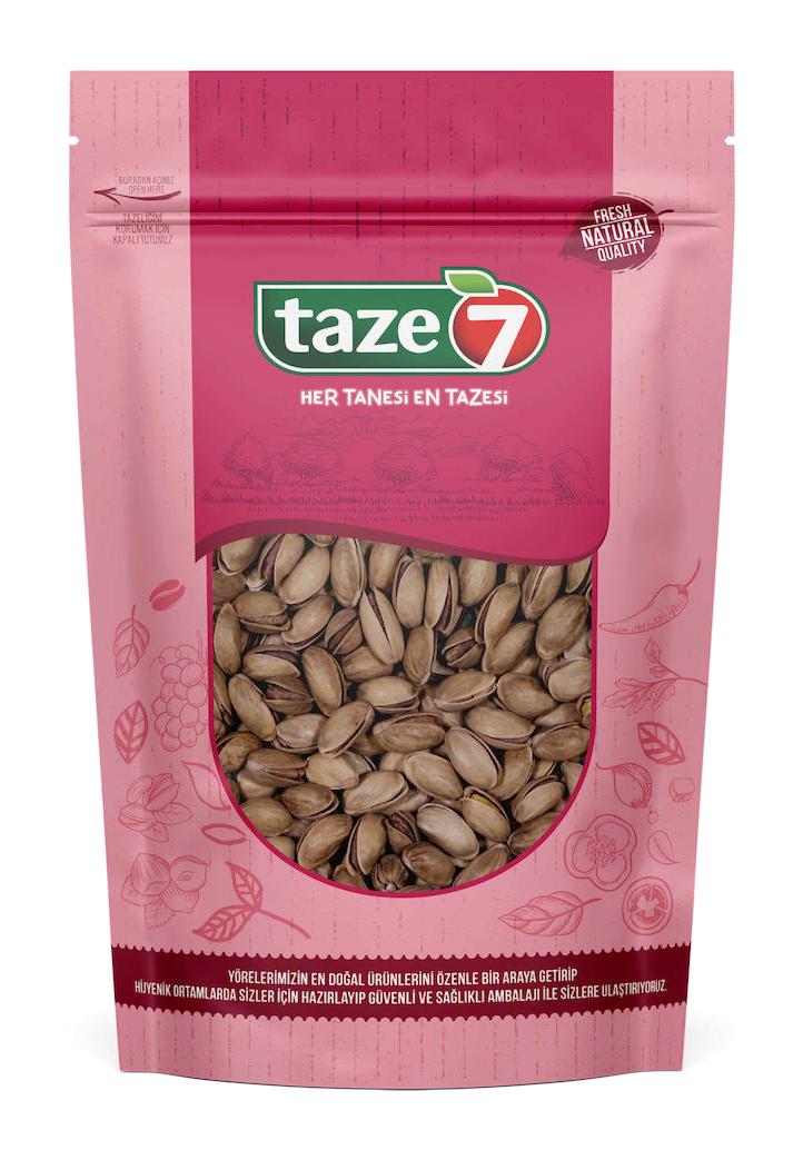 Taze7 Kabuklu Kavrulmuş Taze Gaziantep Yöresi Tane Antep Fıstığı 250 gr