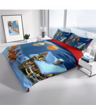 Monohome NY Wish Pamuklu 4 Mevsim 200 x 220 cm 3D Dijital Baskı Çarşaflı Çift Kişilik Nevresim Takımı Çok Renkli