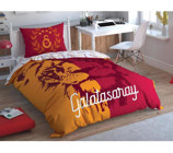 Taç Pamuk 160x220 cm Çarşaflı Lastikli Galatasaray Tek Kişilik Nevresim Takımı Kırmızı