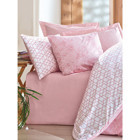 Cotton Box Minimal Pamuk 100x200 cm Çarşaflı Lastikli Tek Kişilik Nevresim Takımı Pembe