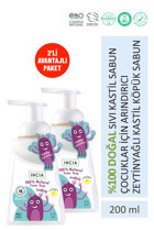 Incia Zeytinyağlı Köpük Bebek Sabunu 2x200 ml