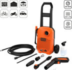 Black&Decker BEPW1650-QS 1650 W Deterjan Haznesli Tekerlekli 120 bar Elektrikli Basınçlı Yıkama Makinesi