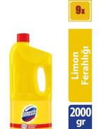 Domestos Limon Ferahlığı Sıvı Çamaşır Suyu 9x2 kg