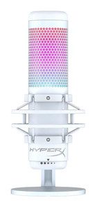 Hyperx Quadcast S Condenser 3.5 mm Kablolu Yayıncı Beyaz Masaüstü Mikrofon