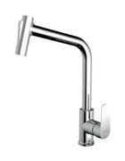 NSK Magestic Pull Out N2042002 Spiralli Çift Girişli Aç Kapa Eviye Bataryası Krom