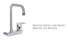 Birsu Spectra Satürn 1600 Kuğu Aplike Çift Girişli Aç Kapa Eviye Bataryası Krom