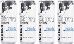 Red Bull The White Edition Hindistan Cevizi ve Açai Aromalı Enerji İçeceği 4x250 ml