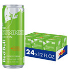 Red Bull The Summer Edition Cruba ve Mürver Çiçeği Aromalı Enerji İçeceği 24x250 ml