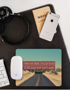WuW Thomas Edison 22x18 cm S Mousepad Çok Renkli