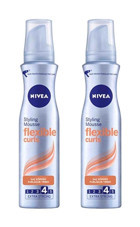 Nivea Flexible Curl Extra Strong Şekillendirici Saç Köpüğü 2x150 ml